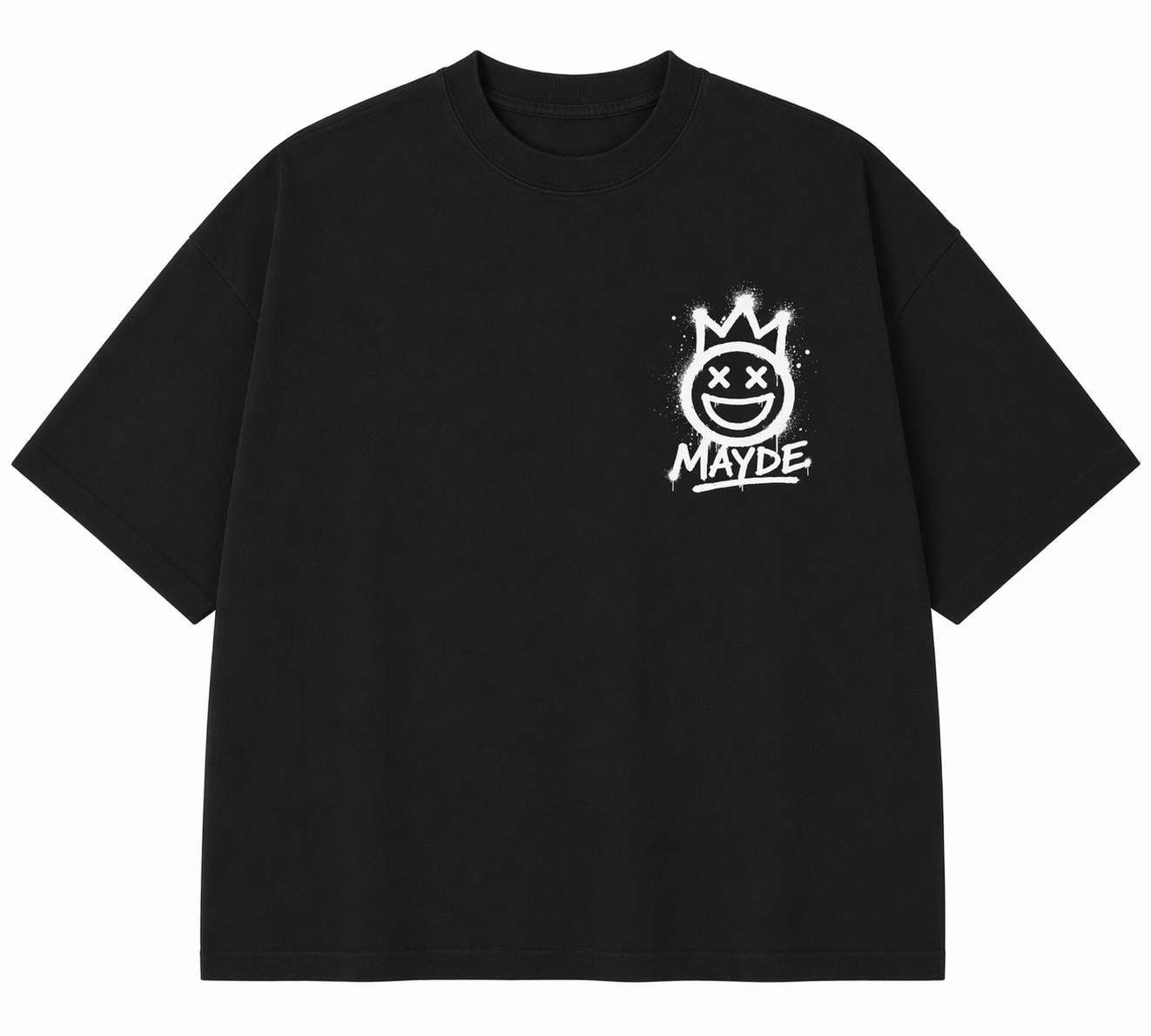 001/∞ Black Crown Logo Tee