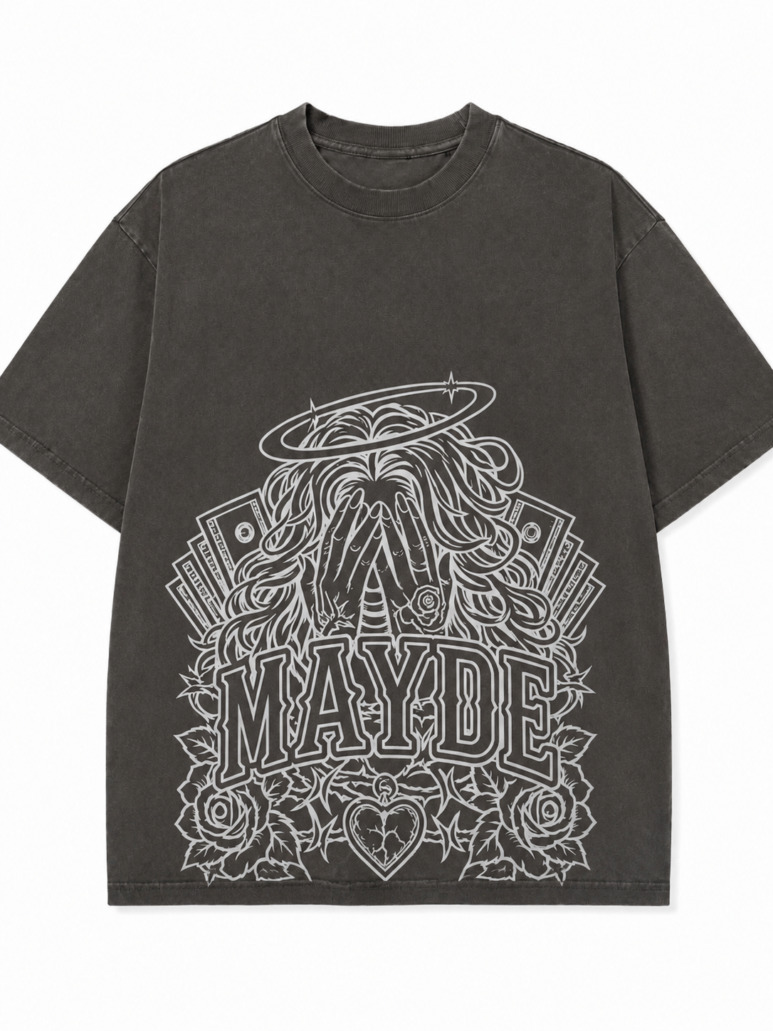 Grey Blind Faith Tee
